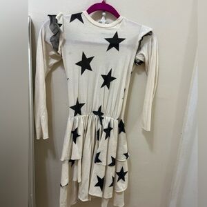 nununu Black Star Pattern Kids Dress